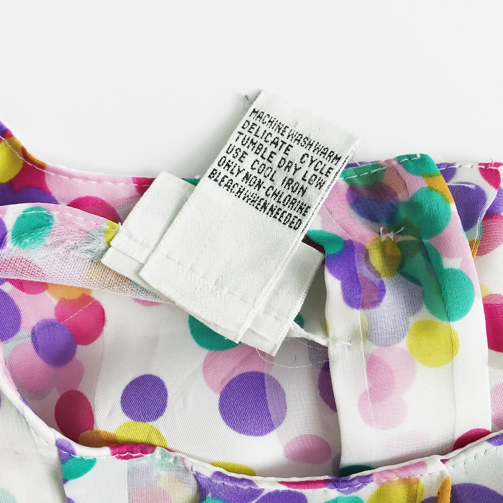 Nicola Vintage Polka Dot Blouse - Picture 8 of 8